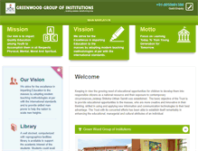 Tablet Screenshot of greenwoodinstitutes.com